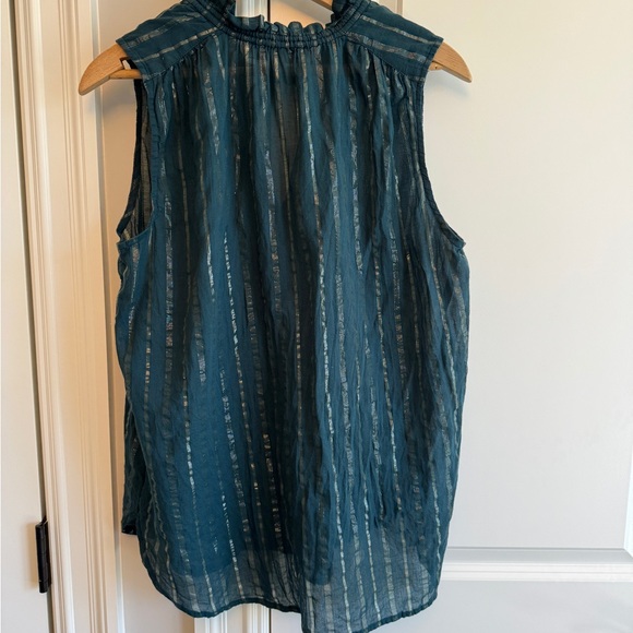 Deep green Loft sleeveless top - Picture 3 of 6